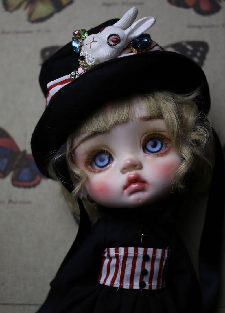 ブライスドール帽子 Qbabyドール 帽子 ヘルメット - 人形