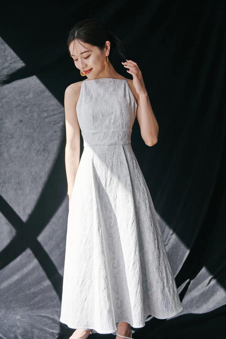 laubeblanc Keyneck Jacquard Dress - ロングワンピース