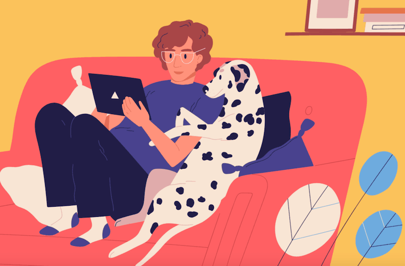 person-and-dog-sitting-on-couch